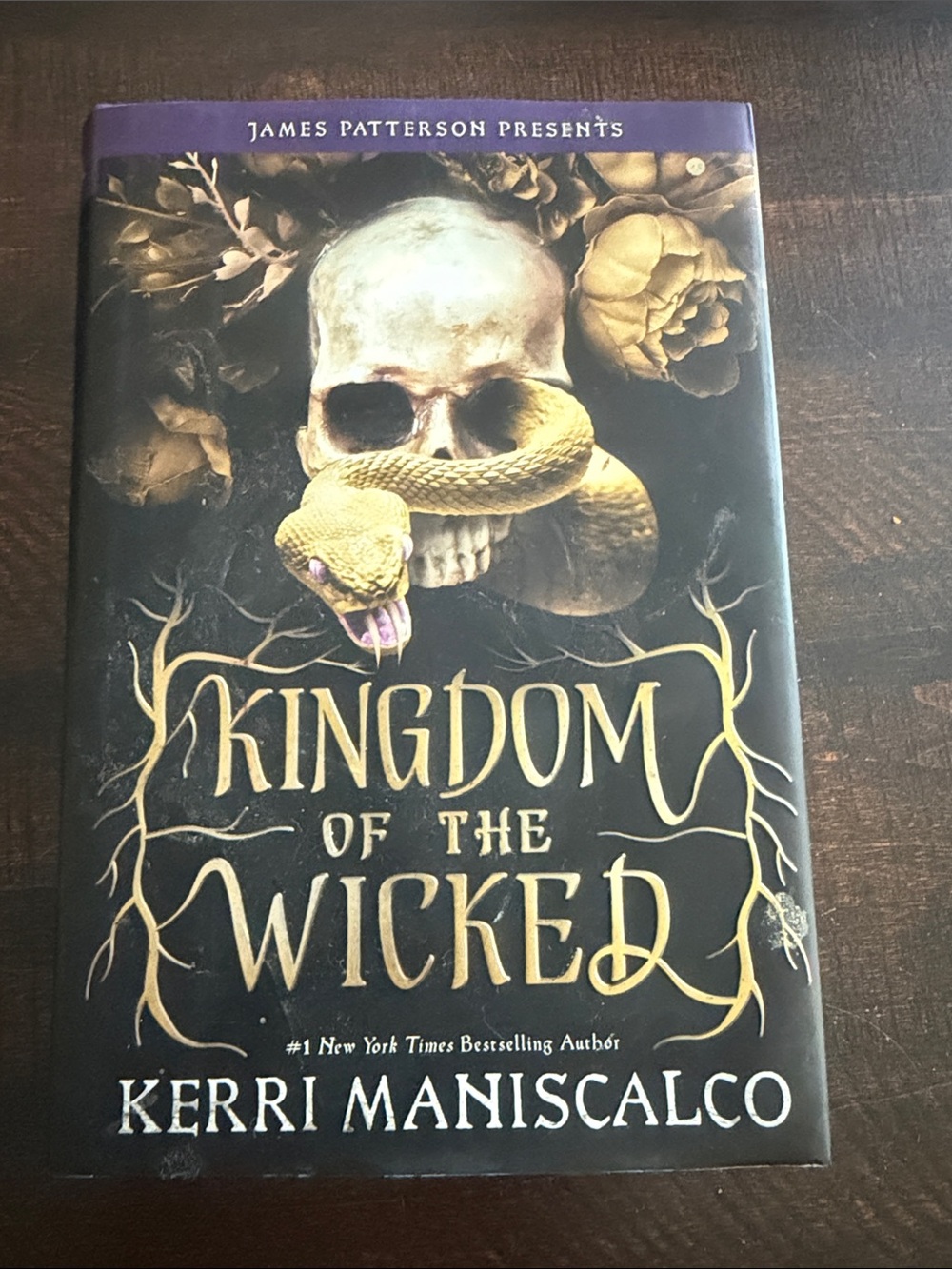 Kingdom of the Wicked Hardcover Book - Black & Gold